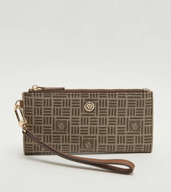 آن كلاين محفظة آن كلاين بسحاب ونقوش